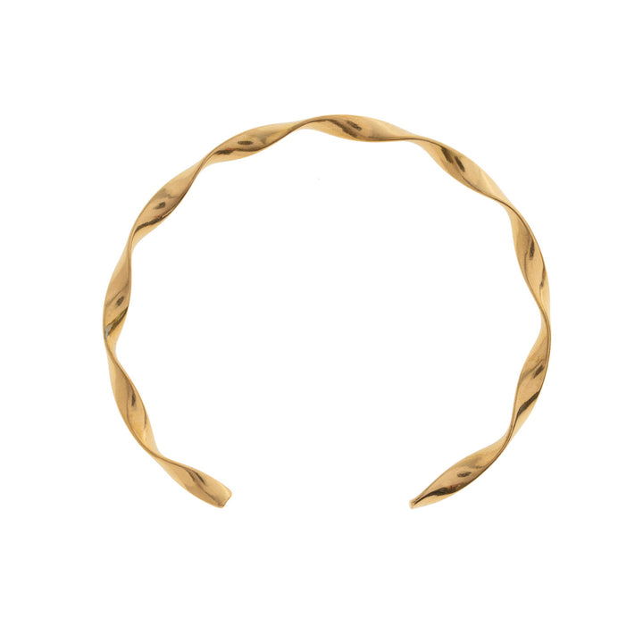 Juniper - Wavy Twisted Bangle Armbånd Rustfritt stål